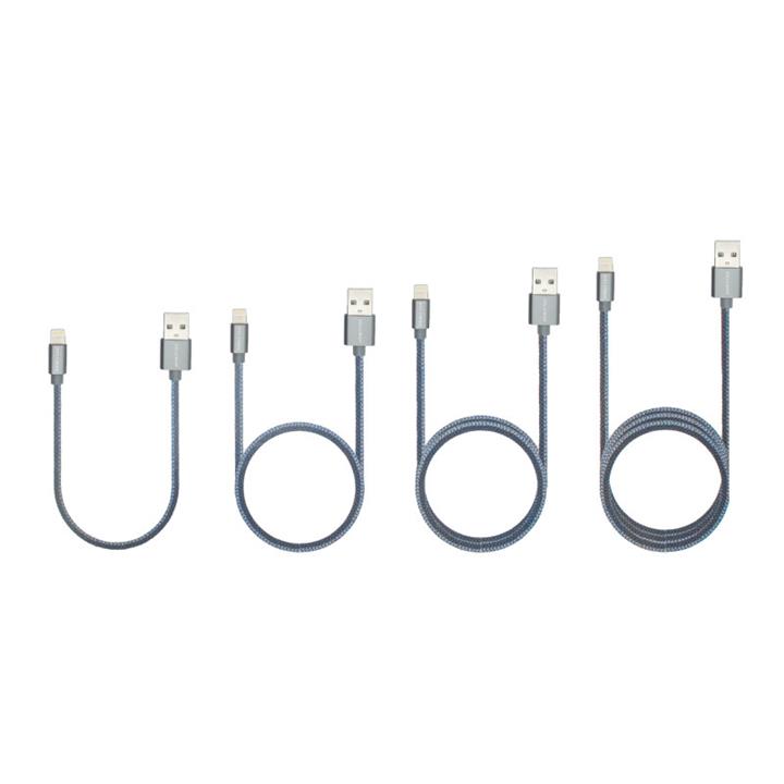کابل تبدیل USB به لایتنینگ کلومن مدل DK - 19 مجموعه 4 عددی